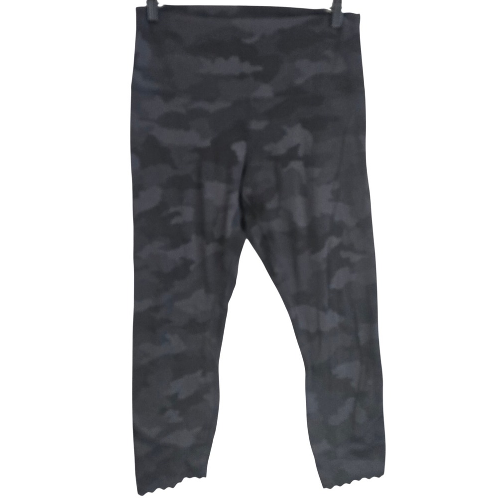 Lululemon Align Scalloped Hem 21 High Rise Leggings Camo Deep Coal Multi Size 10 - Picture 2 of 11